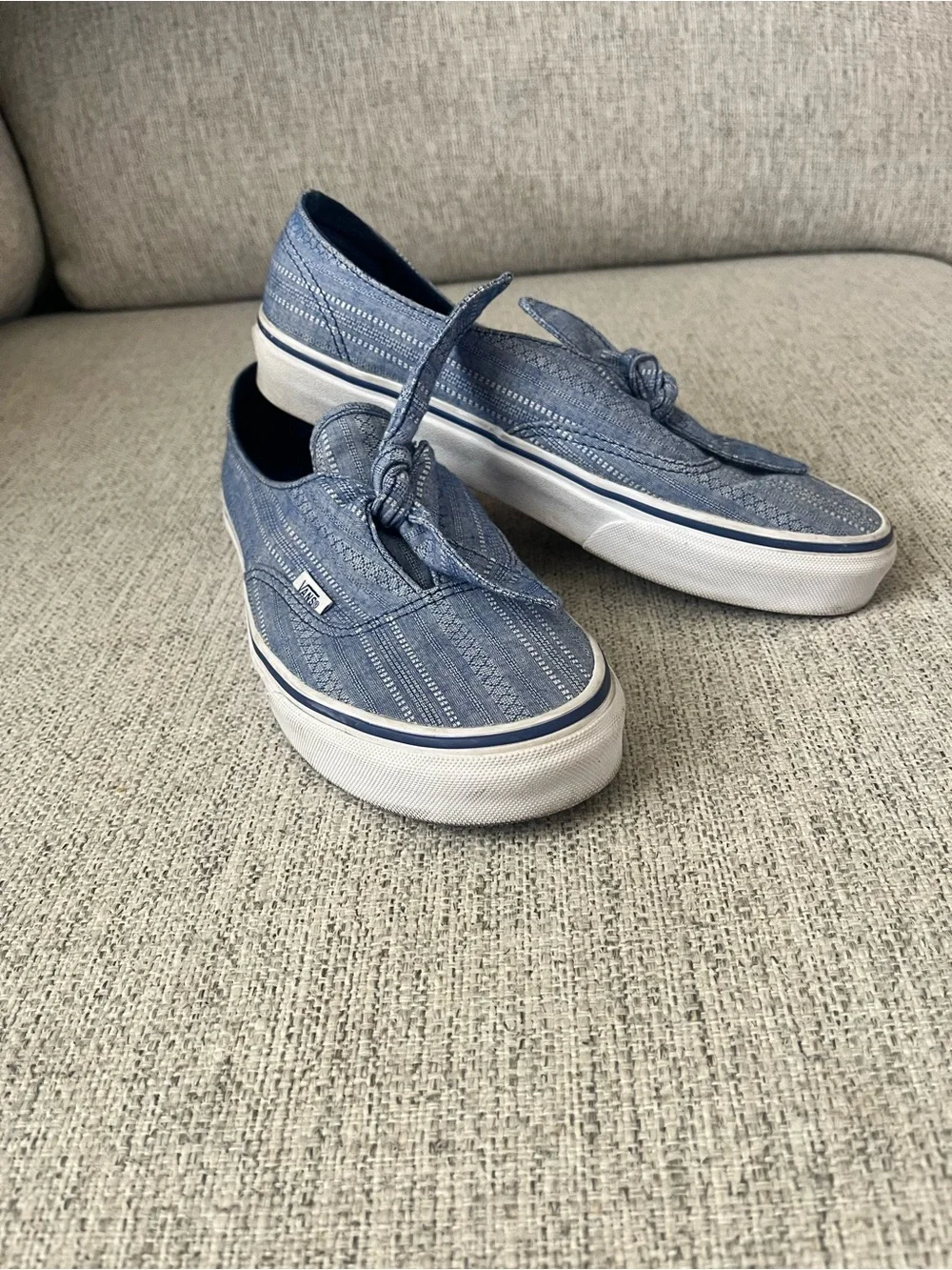 Vans Blue Slip-On Sneakers